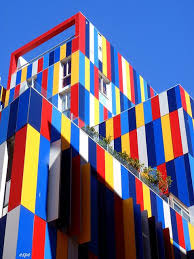 Modernidad Y Colorido Colour Architecture Colourful Buildings Primary Colors