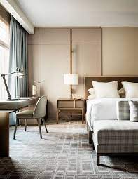 Design Firm Yabu Pushelberg Has Completed The Interiors For The Four Seasons Hotel In Downtown Manh Hotel Room Design Hotel Room Interior Simple Bedroom Design