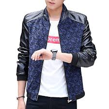Sansi New Men S Pu Leather Jackets Korean Slim Collar Coat Jacket List Price 49 99 Your Pric Leather Jacket Men Style Jackets Men Fashion Leather Jacket Men