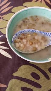 Little Corner Of Mine Green Bean Barley And Sago Dessert Soup Sweet Soup Chinese Dessert Recipe Green Lentil Recipes