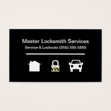 Master Locksmith Modern Design Business Card Simple Clear Clean Design Style Unique Diy Business Card Design Business Design Business Card Modern