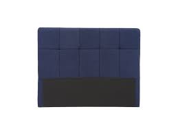 25 idées déco pour une tête de lit originale. Tete De Lit Tissu Bleu Fonce 160 Cm Clovis Vente De Miliboo Conforama