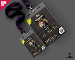 Follow these easy steps to create it for free in minutes using online badge maker. Free Creative Office Identity Card Free Psd Psddaddy Com