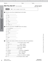 Terms in this set (55). Avancemos 2 Unidad 3 Leccion 1 Vocabulario A Answer Key