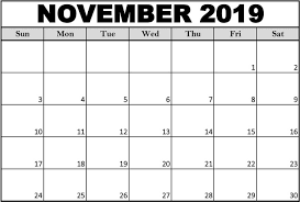 Editable Calendar November 2019 Printable November November2019 November2019calendar Novembercalendar November Calendars November Calendar 2019 Calendar Calendar