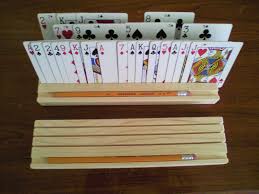 Supplies from a hardware store will be needed as well as some items commonly found in the home. Playing Card Holder Playing Card Rack Euchre Set Rummy Card Games Poker Set Bridge Canasta Arthritis Aids Card Games Wooden Game