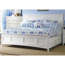 Kentwood Magnussen King Storage Bed White Bedroom Set Furniture Bedroom Furniture Sets White Panel Beds