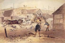 Arrival Of The Geelong Mail Main Road Ballarat May 2nd 1855 Australian Painting Art Australian Artists