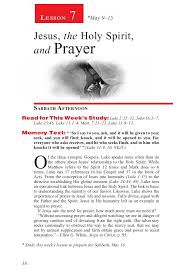 4:1012the resurrection life of christ made available to the believers body through a specific operation of the holy spirit. Pdf Lesson 7 Standard Edition Jesus The Holy Spirit And Praye