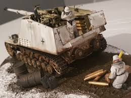 Has some box wear, most sprues still in plastic bags. Nashorn Winter Diorama 1 35 Scale Nashorn Modellbahn Dioramen