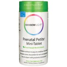 Rainbow Light Prenatal Petite Mini Tablet 180 Tabs Swanson Health Products