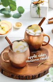 Organic Apple Cider Moscow Mule Recipe With Cinnamon Simply Organic Recipe Recipe Cinnamon Recipes Moscow Mule Recipe Apple Cider Moscow Mule