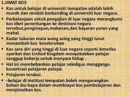 Manfaat lain belajar ke luar negeri adalah pengalaman internasional yang anda miliki. Kelebihan Universiti Tempatan