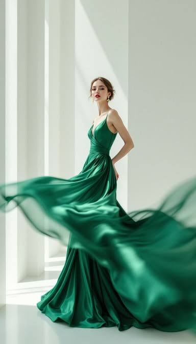 Silk Evening Gown
