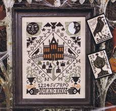 Boo moon by the prairie schooler, counted cross stitch, halloween, fall, cats, witches, owls, bats, leaflet pattern chart book no. Nevermore Cross Stitch Pattern By The Prairie Schooler