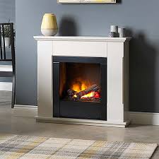 Rovsun 20 h electric fireplace stove space heater 1400w portable freestanding with thermostat, realistic flame logs vintage design for corners, 110v, 17 l x 9 w x 20 h csa approved 279 $71 99 Dimplex Burnham Optimyst Electric Fireplace Suite By Glen Dimplex Bonprix