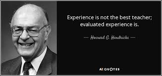 Their role consists of implementing existing lesson plans, overseeing classroom activities, assigning homework, following the full time teacher's instructions, and grading tests. Howard G Hendricks Quote Experience Is Not The Best Teacher Evaluated Experience Is