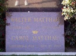 Walter Matthau Gravesite Walter Matthau Famous Tombstones Famous Graves