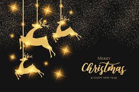 Free Vector Modern Christmas Wallpaper With Golden Christmas Reindeer Frame The best selection of royalty free christmas cute reindeer vector art, graphics and stock illustrations. modern christmas wallpaper with golden