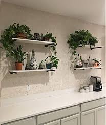 Industrial wall mount iron pipe shelf bracket,vintage retro black diy open bookshelf, storage shelves, ceiling hung shelves for home kitchen office (2pcsx5tier,70 tall,12deep,hardware only) 4.9 out of 5 stars. Industrial Black Iron Pipe Shelf Brackets 12 Inch Set Of 6 Heavy Duty Rustic Floating Shelf Bracket Clothing Rack Farmhouse Goals