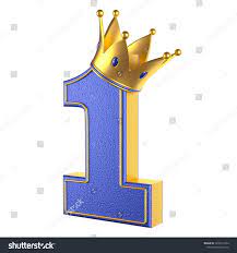 Blue Number One Royal Prince Theme Stock Illustration 1638133162 |  Shutterstock