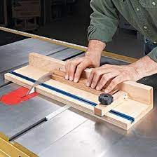 This Little Sled Is A Big Deal I Use The Jig Often For Accurately Sizing Small Parts At The Table Saw Woodworking Workbench Diy Table Saw Woodworking Shop