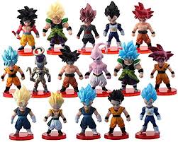 As characters grow to higher levels, more experience points are needed to level up. 16 Pack Dragon Ball Z Cake Toppers Goku Figures Cake Toppers Set 3 Dragon Ball Toy Collection Gift Pricepulse