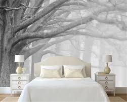 beibehang 3d behang woonkamer slaapkamer muurschilderingen moderne zwart wit bos boom art tv muurschild behang woonkamer slaapkamer muurschilderingen 3d behang