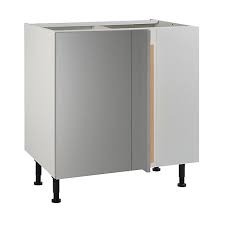 Côté style, ce bureau affiche des lignes sobres et minimalistes qui s'intégreront parfaitement dans un intérieur contemporain. Meuble De Cuisine Ice Inox D Angle Facade 1 Porte 1 Tiroir Kit Fileur Caisson Bas L 80 Cm Castorama