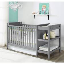 baby relax emma 2 in 1 convertible crib and changing table combo gray www hayneedle com besi k bebek odasi kiz bebek yatak ortuleri