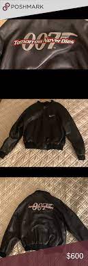 Vintage James Bond Leather Jacket Extremely Rare Bonded Leather Leather James Bond
