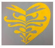 Valentine Notan Using Letters Names Etc Conversation Hearts Valentine Art Projects Valentines Art Art Lessons Elementary