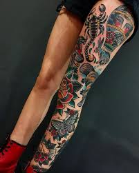 Google Image Result For Https Media Milanote Com P Images 1hzbye19hyskeb G Traditional Tattoo Leg Sleeve Traditional Tattoo Woman American Traditional Tattoo