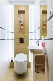 Use a large mirror over the lavatory and avoid using a mirror that has a large or ornate frame, which can seem out of place in such a. Downstairs Toilet Ideas 8 Best Small Bathroom And Cloakroom Ideas