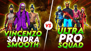 Free fire is a mobile survival game that is loved by many gamers and streamed on youtube. Vincenzo Sandra Smooth Vs Ultra Pro Squad Free Fire Intense Awm Gameplay Nonstop Gaming Youtube