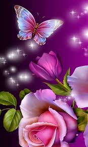 Download Beautiful Flower 3d Butterfly 480x800 Download Hd Wallpaper Wallpapertip