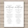 Printable Free Sample Wedding Programs Templates