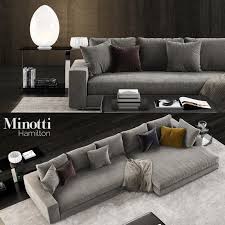 At manutti, we are convinced that outdoors under the energising, radiant sun is best place to enjoy these moments in the presence of the people we love. Minotti Hamilton Sofa 2 3d Modell Turbosquid 1243062