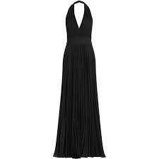 Elie Saab Marilyn Pleated Dress Black Ball Gown Long Black Evening Dress Maxi Dress Evening
