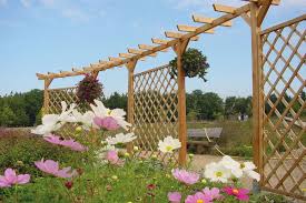 Holz Pergola Komplett Bausatz 3 Pfosten