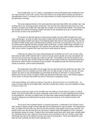 The Themes In The Invisible Man By H G Wells Kibin Essay Examples Good Essay Invisible Man