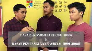 Malaysia ketika awal merdeka, masih lagi sebuah negara yang muda tetapi perlu berhadapan dengan pelbagai cabaran utama seperti pembangunan ekonomi. Ekonomi Malaysia Dasar Ekonomi Baru Dasar Pembangunan Nasional Youtube