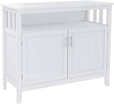 Vasagle free standing bathroom storage cabinet with drawer and adjustable shelf, kitchen cupboard, wooden entryway floor cabinet, 23.6 x 11.8 x 31.5 inches, white & brown ubbc62wt. Amazon Com 39 96 X 15 75 X 34 055 Sideboards Kitchen Storage Cabinets Multi Function Storage Cabinets White Kitchen Dining