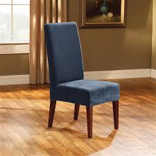 Chairs at the dining room table can make or break the way your dinner table looks. Surefit Sure Fit Stretch Pique Dining Chair Cover 18 5 In X 42 In Navy Stpi1830navy1 Rona