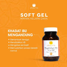 Kandungan 100% virgin coconut oil. D Aura Kapsul Softgel Minyak Kelapa Dara Minyak Kelapa Dara D Aura