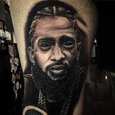 Get your hands on the most unique halloween costume with these beautiful lil skies face tattoos and be a hit at the halloween parties! Coolum Tattoo Nipsey Hussle Portrait Done By Adam To Facebook