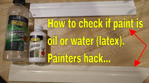 Jan 04, 2014 · how long does it take paint to dry and cure? How To Know If Paint Is Oil Or Water Latex Based Painters Hack Youtube