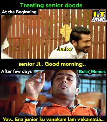 The duo consisted of jesper junior mortensen (vocals, guitar, keyboards, bass guitar, drums, percussion) (born 7 february 1979) and jeppe senior laursen (vocals, programming) (born 25 december 1977). Junior Training Senior Dood Beginning And After Few Days Be Like Meme Tamil Memes