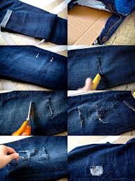 These days distressed jean ideas are all over the fashion world and in the stores. Diy Distressed Jeans