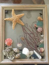 Our guests often find shells to take home with them. Seashell Sea Glass Resin Sea Glass Mosaic Shell Decor Frame Crafts